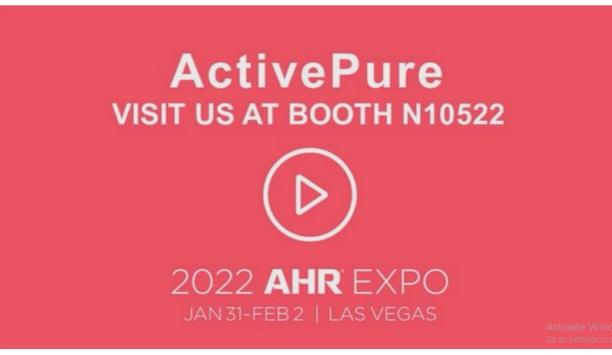 ActivePure To Exhibit Latest Products And Solutions At The 2022 ASHRAE Winter Conference & AHR Expo 2022