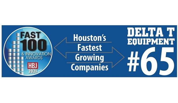Delta T Equipment Recognized By HBJ As #65 On Their 2021 Fast 100 List