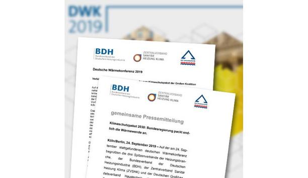 BDH, ZVSHK And DG Haustechnik Welcome The Federal Government’s Decision To Implement The Heating Transition
