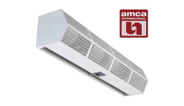 Berner’s Commercial High Performance 10 Series Air Curtain Gets Certified For Electric Heat By AMCA