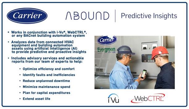 Carrier Launches Abound Predictive Insights To Reduce Downtime And Extend Life Of Building Equipment