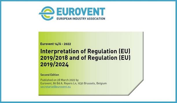 Eurovent Publishes Updated Version Of 14/6 Recommendation