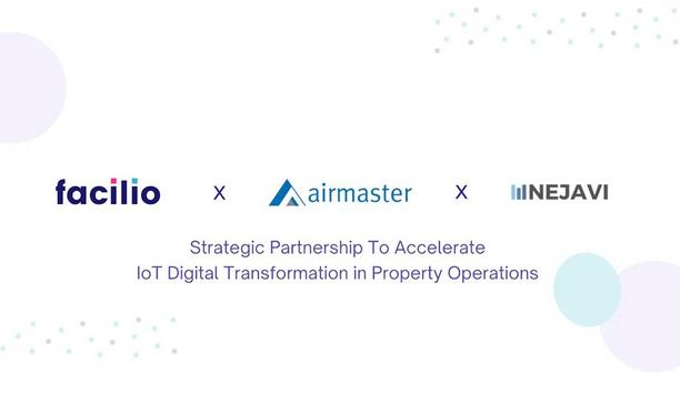 Facilio Partnership With Airmaster & NEJAVI Boosts IoT Projects