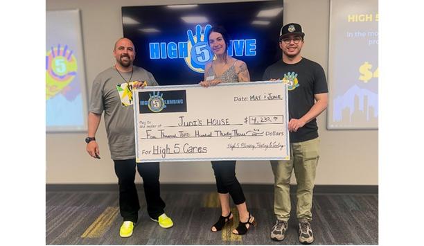 High 5 Plumbing Surpasses $100K In Donations With High 5 Cares
