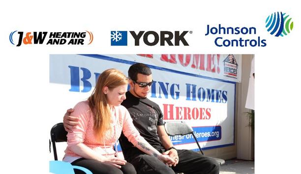 J&W Heating and Air Installs YORK® HVAC System To Support Building Homes for Heroes & A Purple Heart Veteran