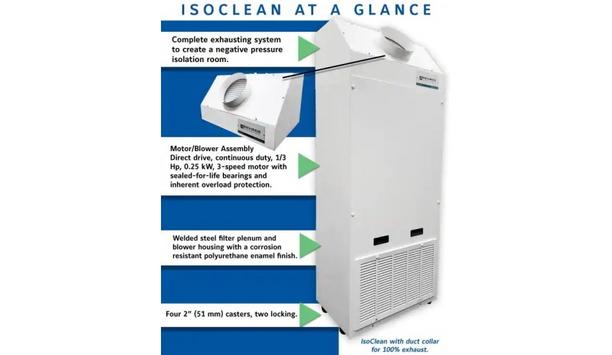 Johnson Controls Envirco IsoClean Filtration System Minimizes Transmission Risk In Enclosed Spaces