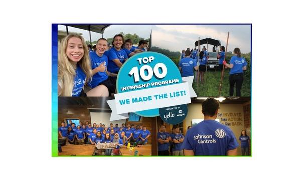 Johnson Controls Named To Top 100 North American Internship Programs List For 2023