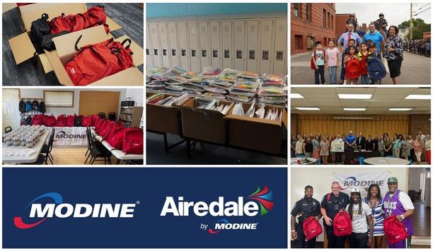 Modine Donates More Than 600 Backpacks To School Students