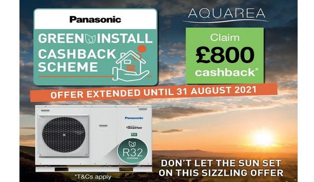 Panasonic Extends Deadline For Its Air Source Heat Pump Cashback Scheme