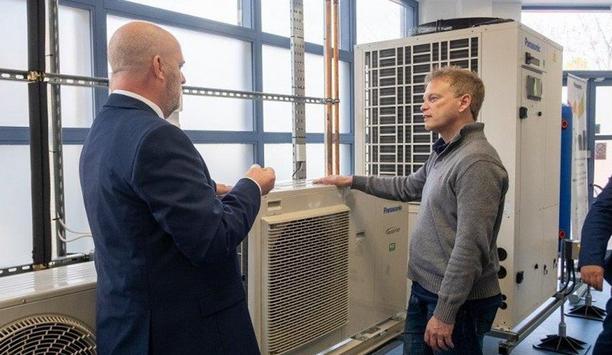 Panasonic HQ Heat Pump Training Facility In Welwyn Receives Rt Hon Grant Shapps, MP For Welwyn Hatfield