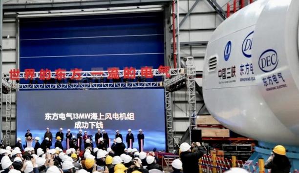The 13 MW Offshore Wind Turbine Developed By DEC Rolled Off The Production Line In China