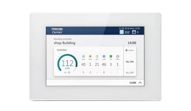 Carrier Introduces New Toshiba Carrier VRF Touchscreen Controller