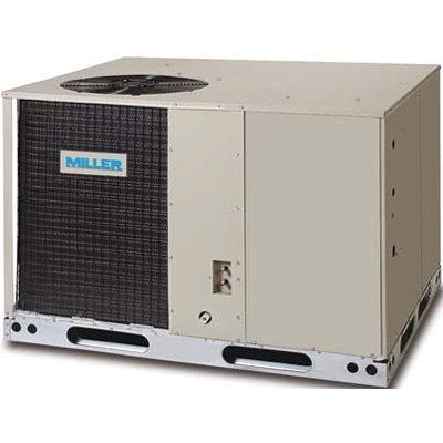 Miller P8SE 14 SEER Packaged Systems Air Conditioners & Heat Pumps (large footprint)