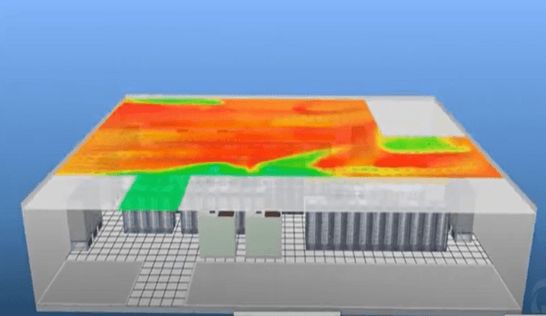 Horizontal Temperature Distribution-Medium Data Center