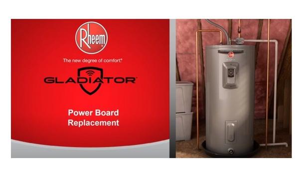 Rheem Manufacturing Shows How To Do A Power Board Replacement For Gladiator